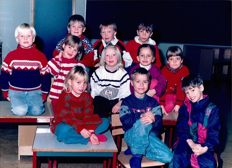 1. klasse 1992 - 1993 Storbukt skole